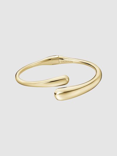 Calvin Klein Táskák & Kiegészítők HU231780 | Calvin Klein Ellipse Női Nyílt Karperec Sárga